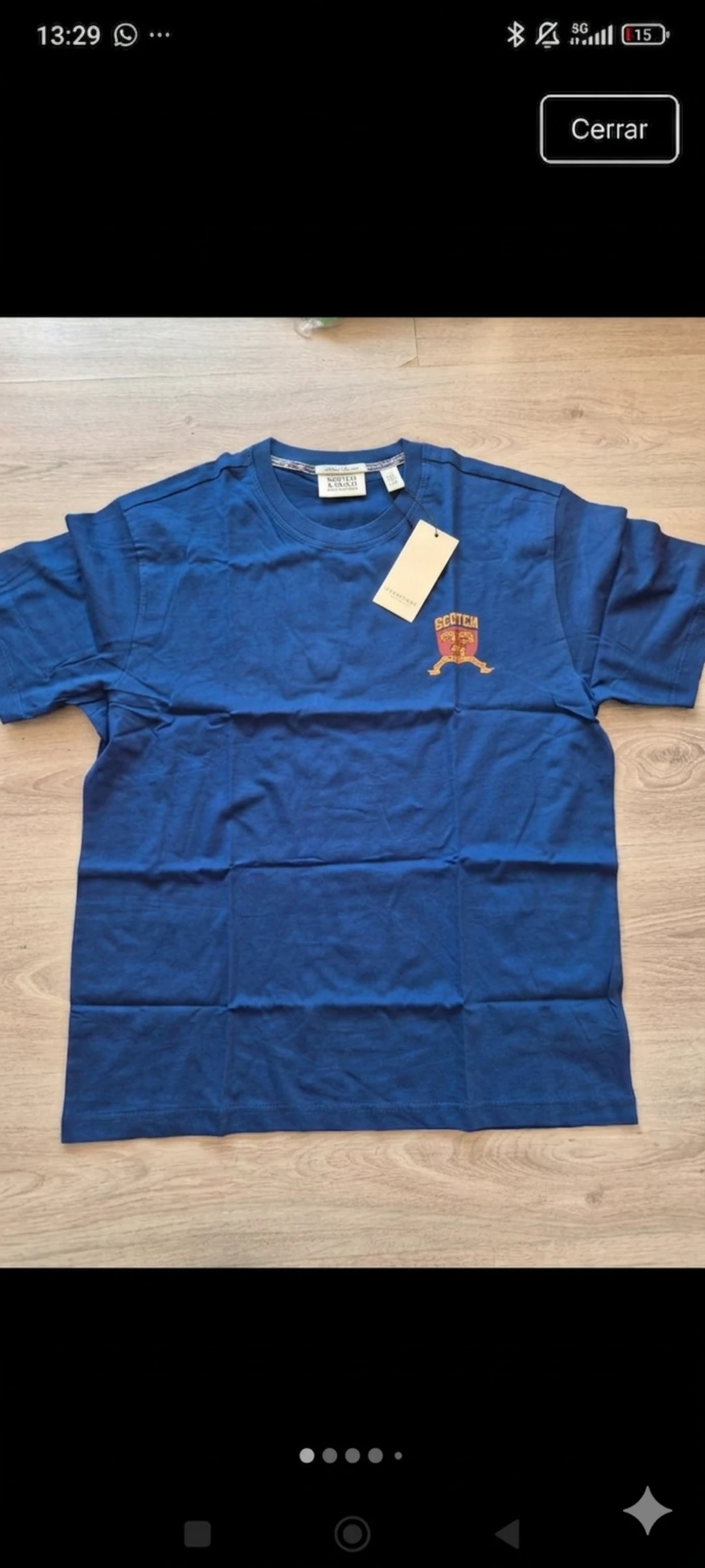 Camisa azul